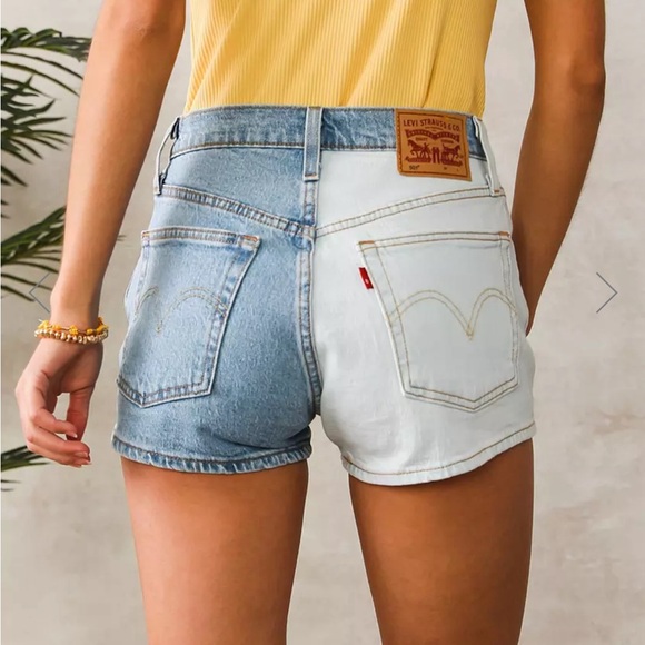 Levi’s shorts colour block 🥰🥰🥰 - Picture 1 of 10
